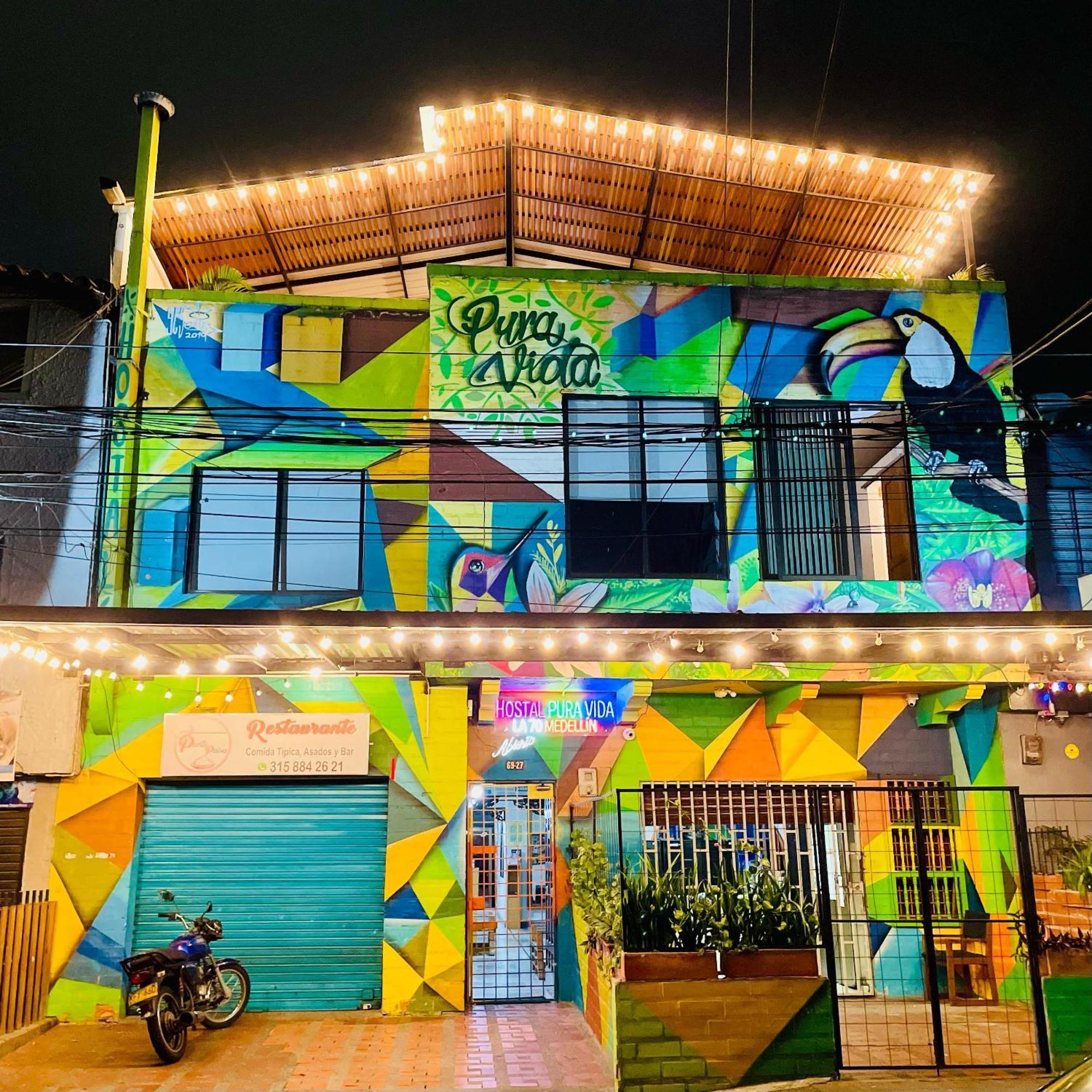 Hostal Pura Vida La 70 Medellín Esterno foto